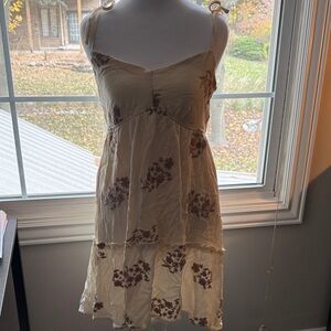 Floral Cream Dress